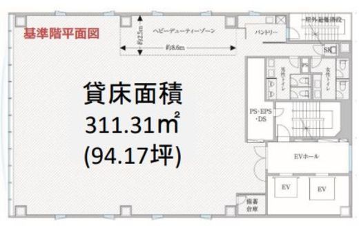 PMO内神田 2階 間取り図
