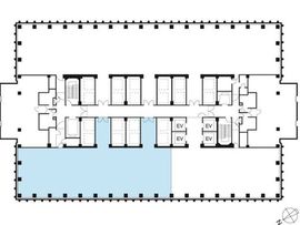 新宿野村ビル 10階西5-15(事務所) 間取り図