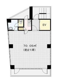 長谷川ビル(幡ヶ谷) 4階 間取り図