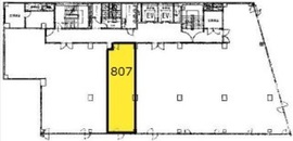 コリドースクエア銀座7丁目(旧:銀座同和ビル) 807 間取り図