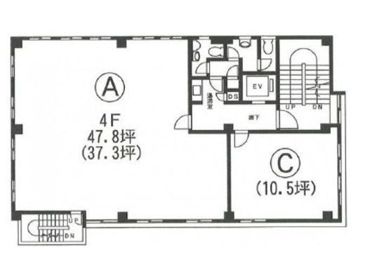 明図ビル 4階A 間取り図