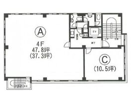 明図ビル 4階A 間取り図