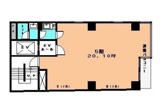 谷口ビル(飯田橋) 5階 間取り図