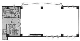 亀井ビル(木場) 2階 間取り図