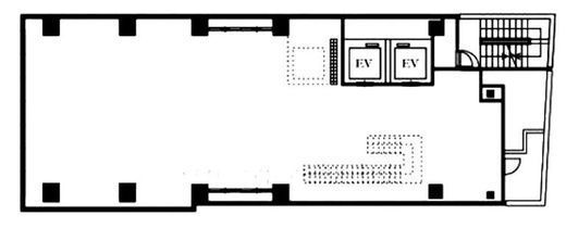(仮称)銀座8丁目計画 5階 間取り図