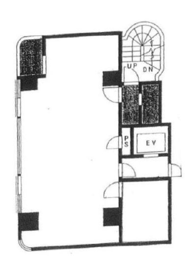 ハタビル 3階 間取り図