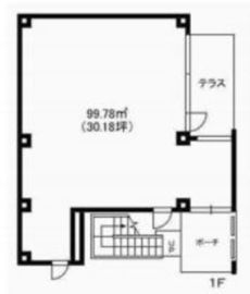 西麻布1丁目ビル 1階 間取り図
