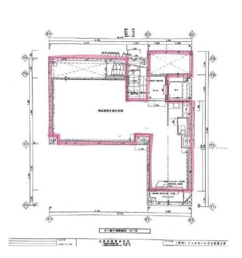 銀座ベルビューホテル(店鋪) B1階 間取り図