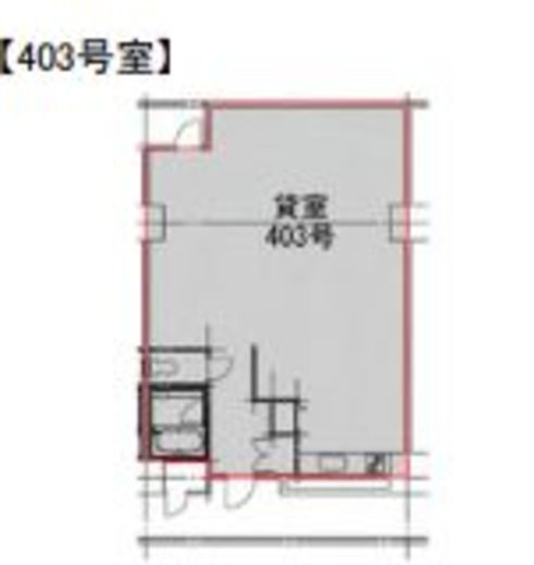 銀座ウォールビル 403 間取り図