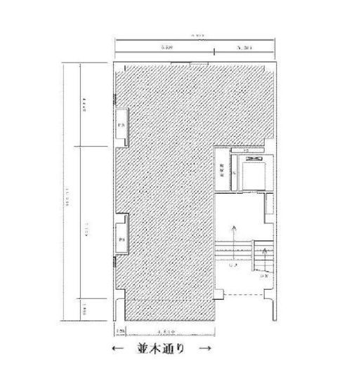 並木ビル 1階A 間取り図