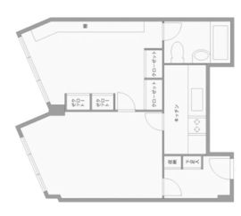 コープオリンピア 406 間取り図