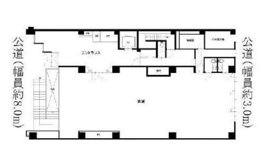 DiaResto Tokyo Bldg 1階 間取り図