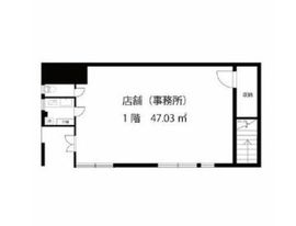 コアスペース代々木公園 1階 間取り図