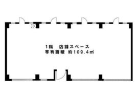 ドゥエル代官山(店鋪・事務所) 1階 間取り図