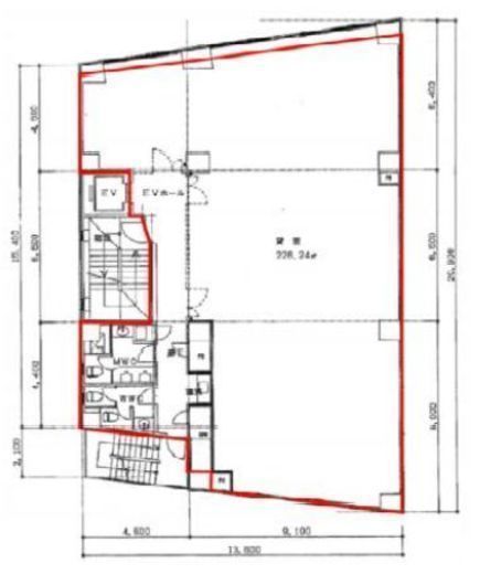 井門堀留ビル 7階 間取り図