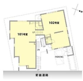 木島ビル 101+102 間取り図