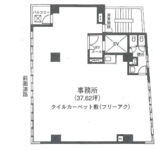 田畑ビル 4階 間取り図