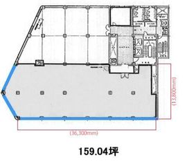 五反田第一生命ビルディング 5階 間取り図