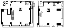 プライマル浅草橋(店鋪) 1階-2階 間取り図