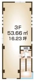 西麻布ビル 3階 間取り図