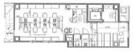 岩本町194ビル 8階 間取り図