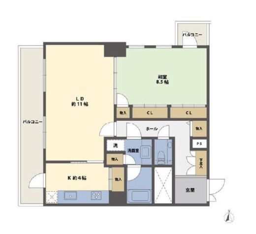 渋谷ホームズ 1013 間取り図
