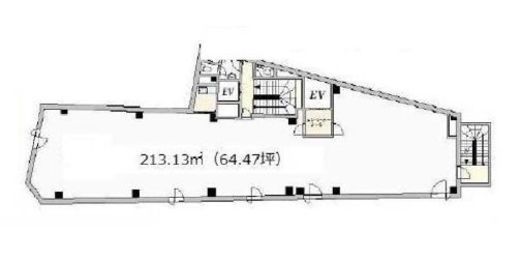 大協渋谷ビル 7階 間取り図