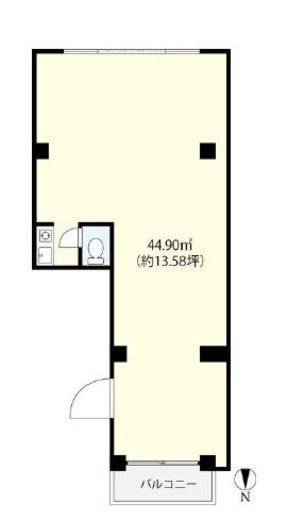 麻布矢野ビル 3階 間取り図