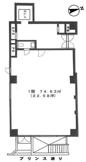 紀尾井ビル 1階 間取り図
