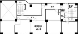 東京銀座ビルディング 304 間取り図