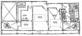 東京銀座ビルディング 502 間取り図