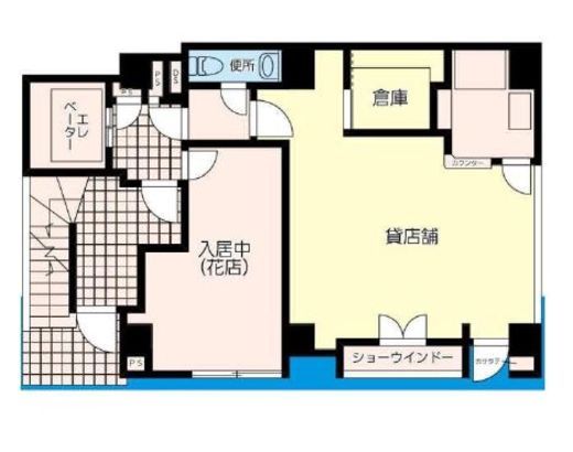 カガヤビル 1階 間取り図