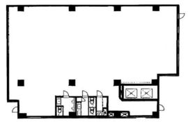上野一丁目ビル(旧:ユニゾ上野一丁目ビル) 5階 間取り図