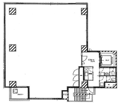 ERVIC人形町 6階 間取り図