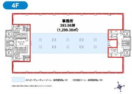 後楽鹿島ビル 4階 間取り図