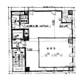 ファンデックス銀座 4階 間取り図