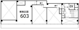 東京銀座ビルディング 603 間取り図