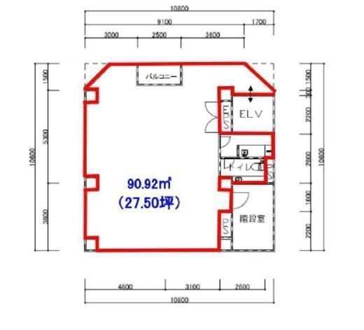 ウェイタワーズ 5階 間取り図