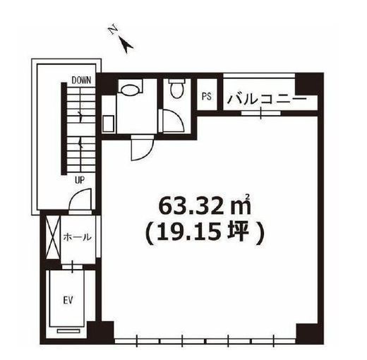 ECS第5ビル 8階 間取り図