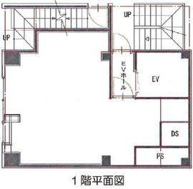椿ビル 1階 間取り図
