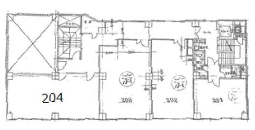 東京銀座ビルディング 204 間取り図