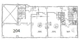 東京銀座ビルディング 204 間取り図