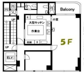 サイビルディング 5階 間取り図