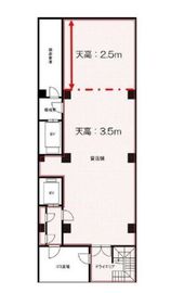 麻布十番IWASAKIビル B1階 間取り図