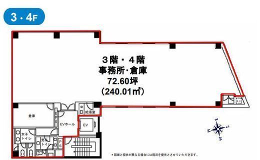 Daiwa神田須田町ビル（旧:プライム神田ビル） 4階 間取り図