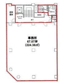 八重洲中央ビル 5階 間取り図