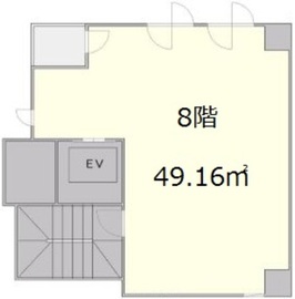 松岡銀緑館ビル 8階 間取り図