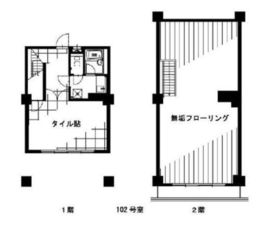 麻布スカイマンション 104 間取り図