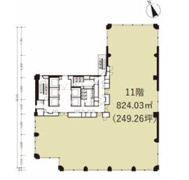 内幸町東急ビル 11階 間取り図