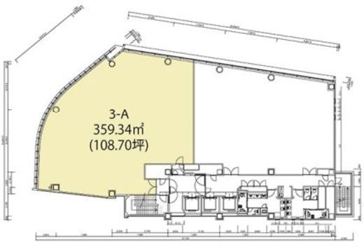 スプライン青山東急ビル 5階A 間取り図